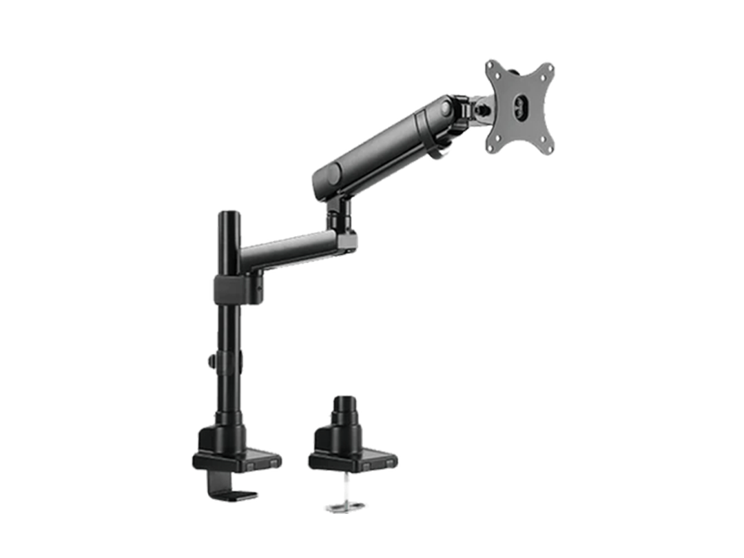 Twisted Minds TM-20-C06P Single Slim Pole Mounted Spring Assisted Monitor Arm in Qatar Twisted Minds TM-20-C06P Single Slim Pole Mounted Spring Assisted Monitor Arm in Qatar